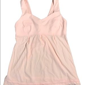 Lululemon Women’s Pale Pink Back on Track Tank